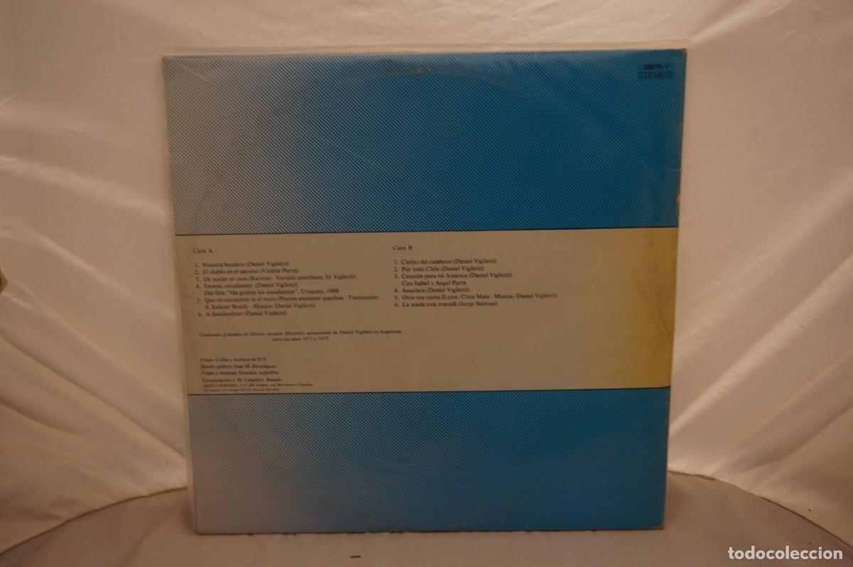 Discos de vinilo: LP - DANIEL VIGLIETTI - EN VIVO - Foto 4