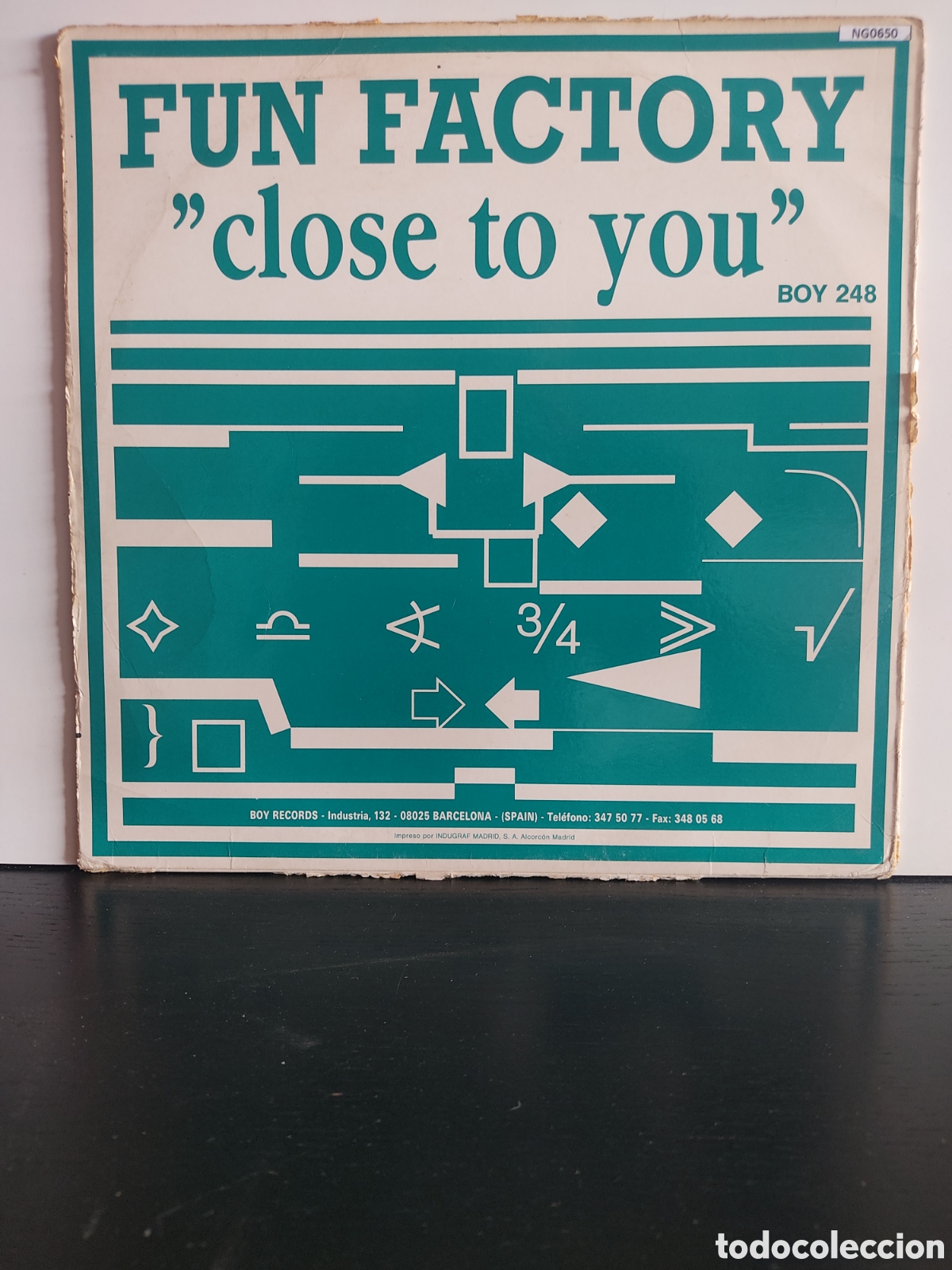Discos de vinilo: Fun Factory &lrm;&ndash; Close To You - Foto 2