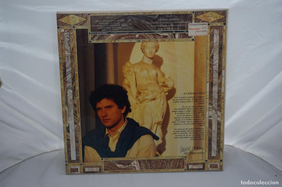 Discos de vinilo: LP - CARLOS CANO - CUADERNO DE COPLAS - Foto 4
