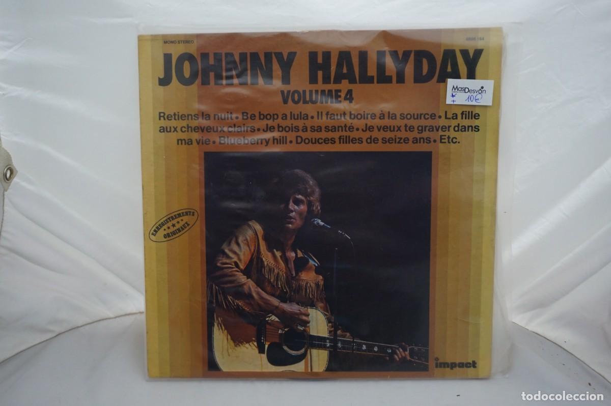 Discos de vinilo: LP - JOHNNY HALLYDAY - VOLUME 4 - Foto 1