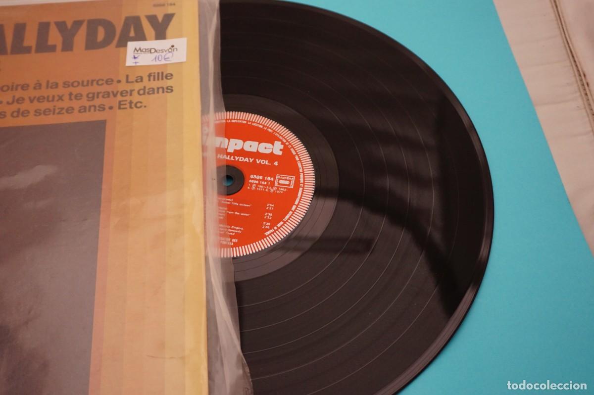 Discos de vinilo: LP - JOHNNY HALLYDAY - VOLUME 4 - Foto 2