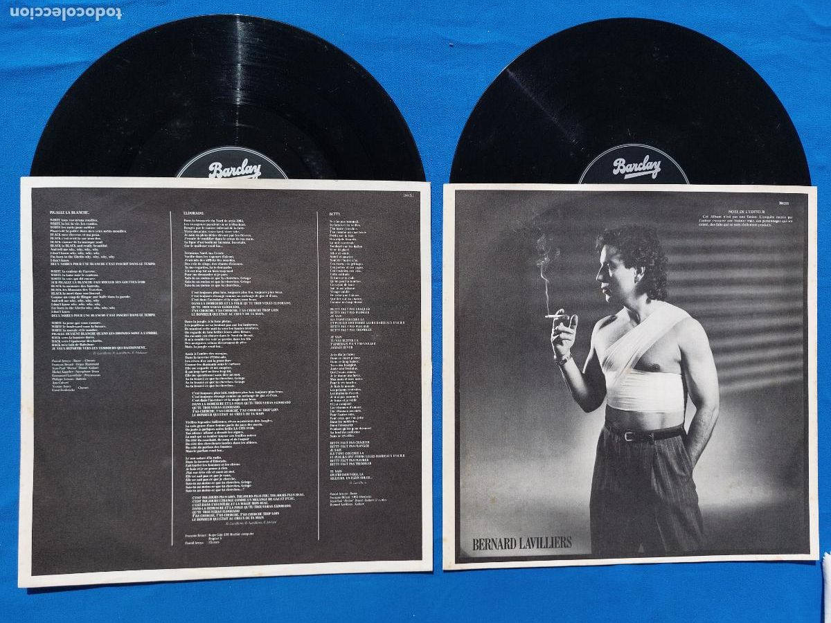 Discos de vinilo: BERNARD LAVILLIERS - NUIT DAMOUR - Foto 3