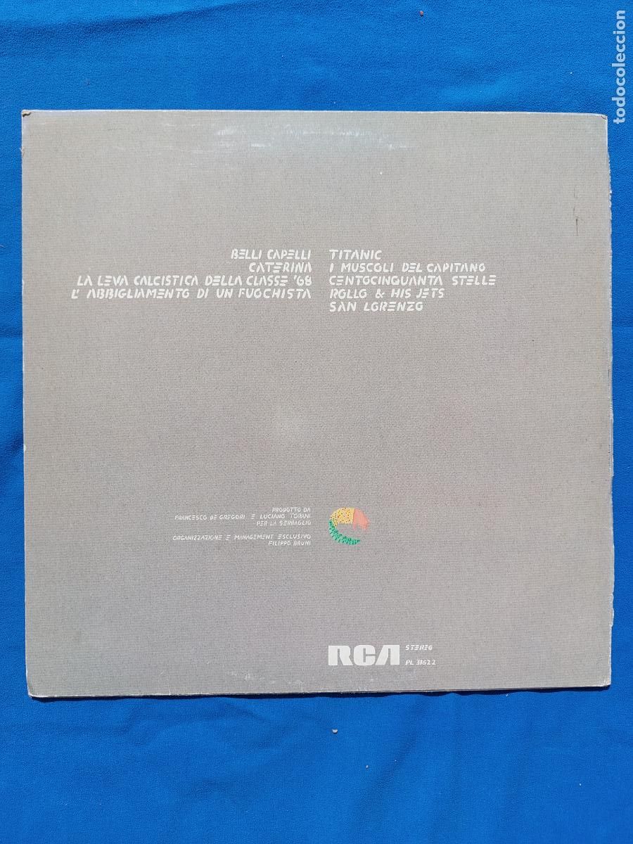 Discos de vinilo: FRANCESCO DE GREGORI - TITANIC - Foto 4