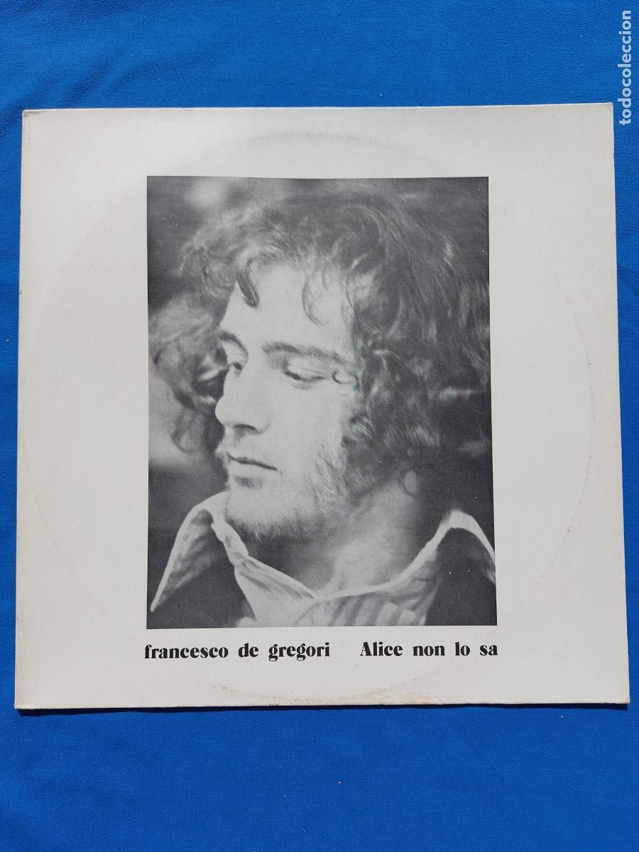 Discos de vinilo: FRANCESCO DE GREGORI - ALICE NON LO SA - Foto 1