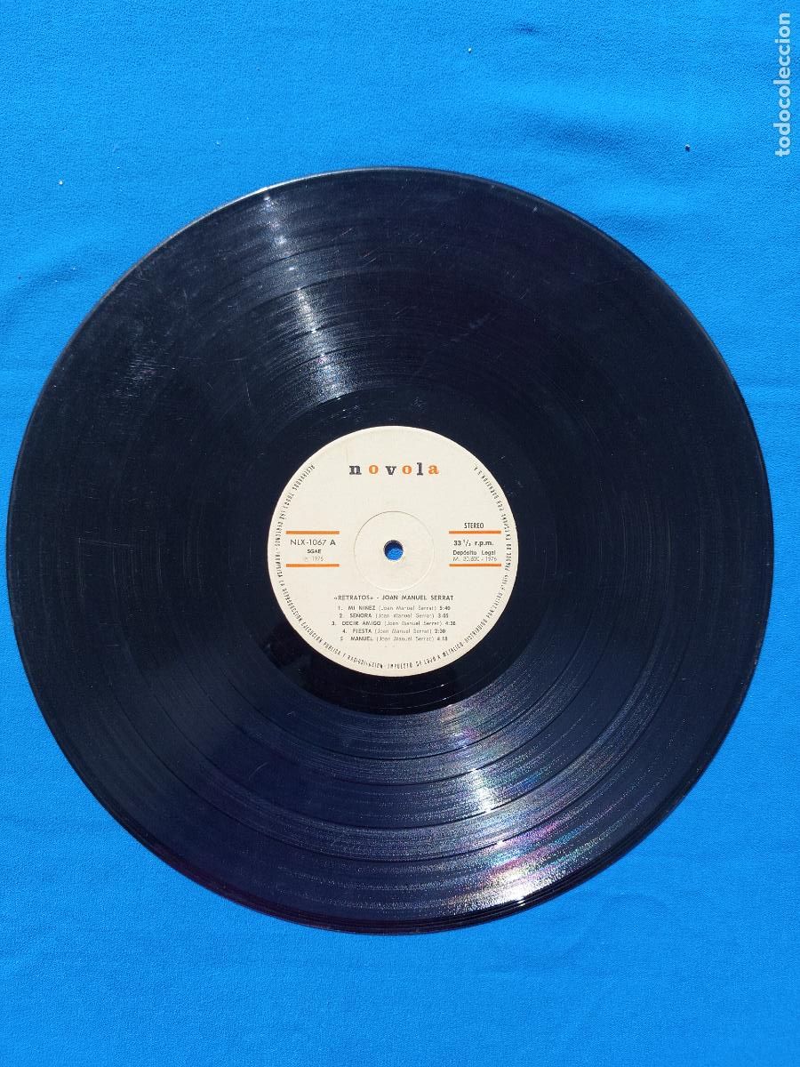 Discos de vinilo: JOAN MANUEL SERRAT - RETRATOS - Foto 3