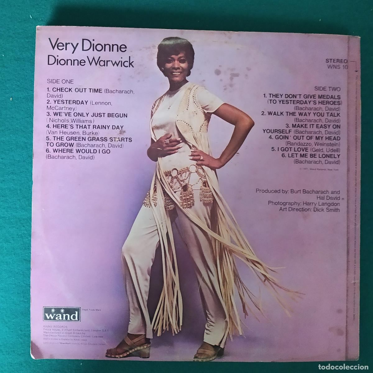 Discos de vinilo: Dionne Warwick &ndash; Very Dionne - Foto 2