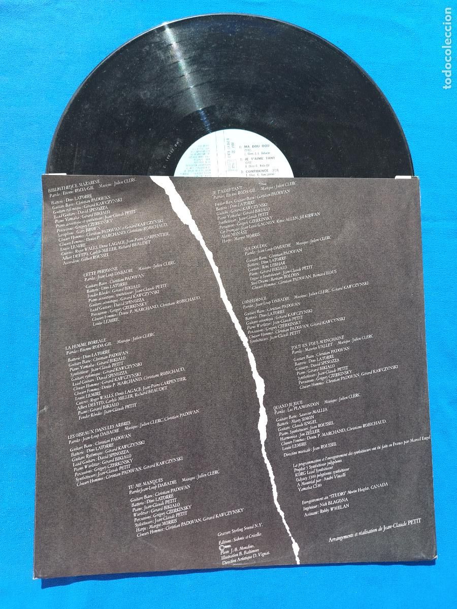 Discos de vinilo: JULIEN CLERC - CLERC JULIEN - Foto 3