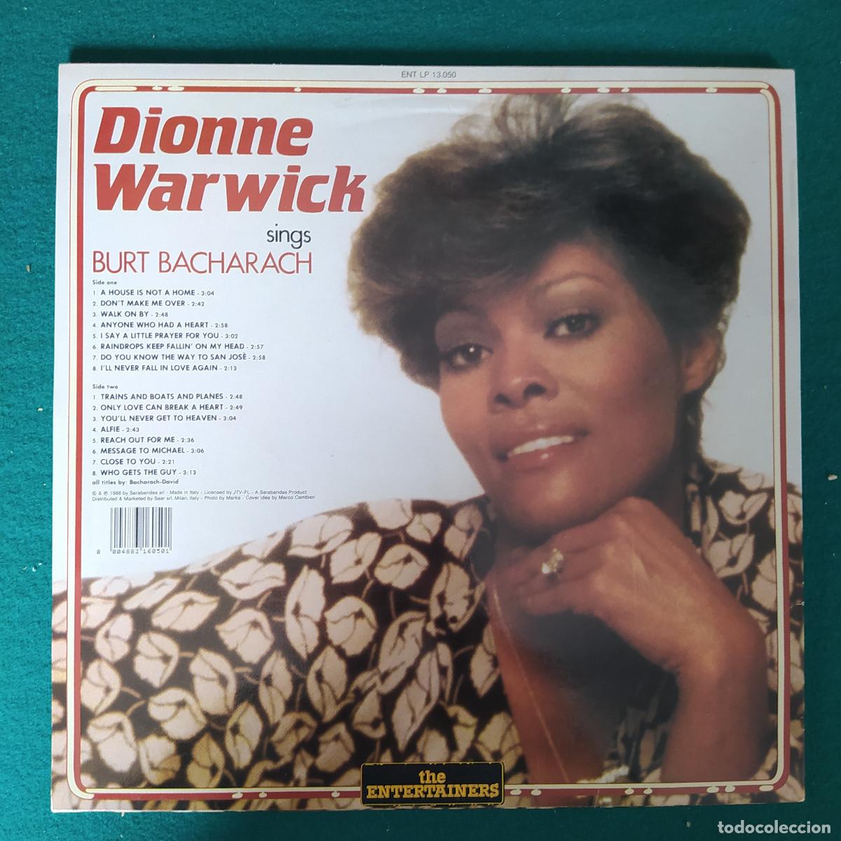 Discos de vinilo: Dionne Warwick &ndash; Sings Burt Bacharach - Foto 2