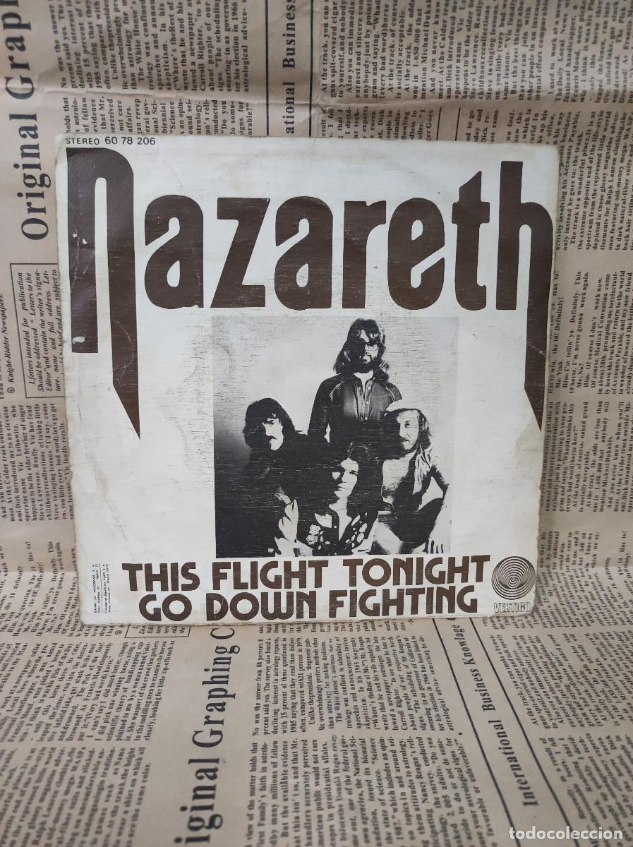 Discos de vinilo: Nazareth &ndash; This Flight Tonight / Go Down Fighting - Foto 2