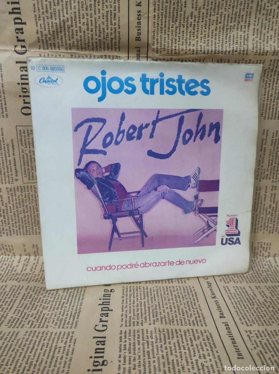 Discos de vinilo: Robert John &ndash; Ojos Tristes - Foto 1