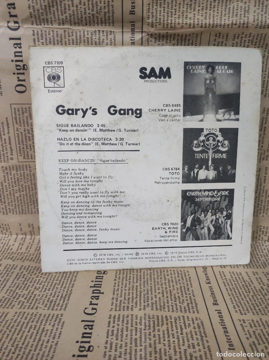 Discos de vinilo: Garys Gang &ndash; Sigue Bailando - Foto 2