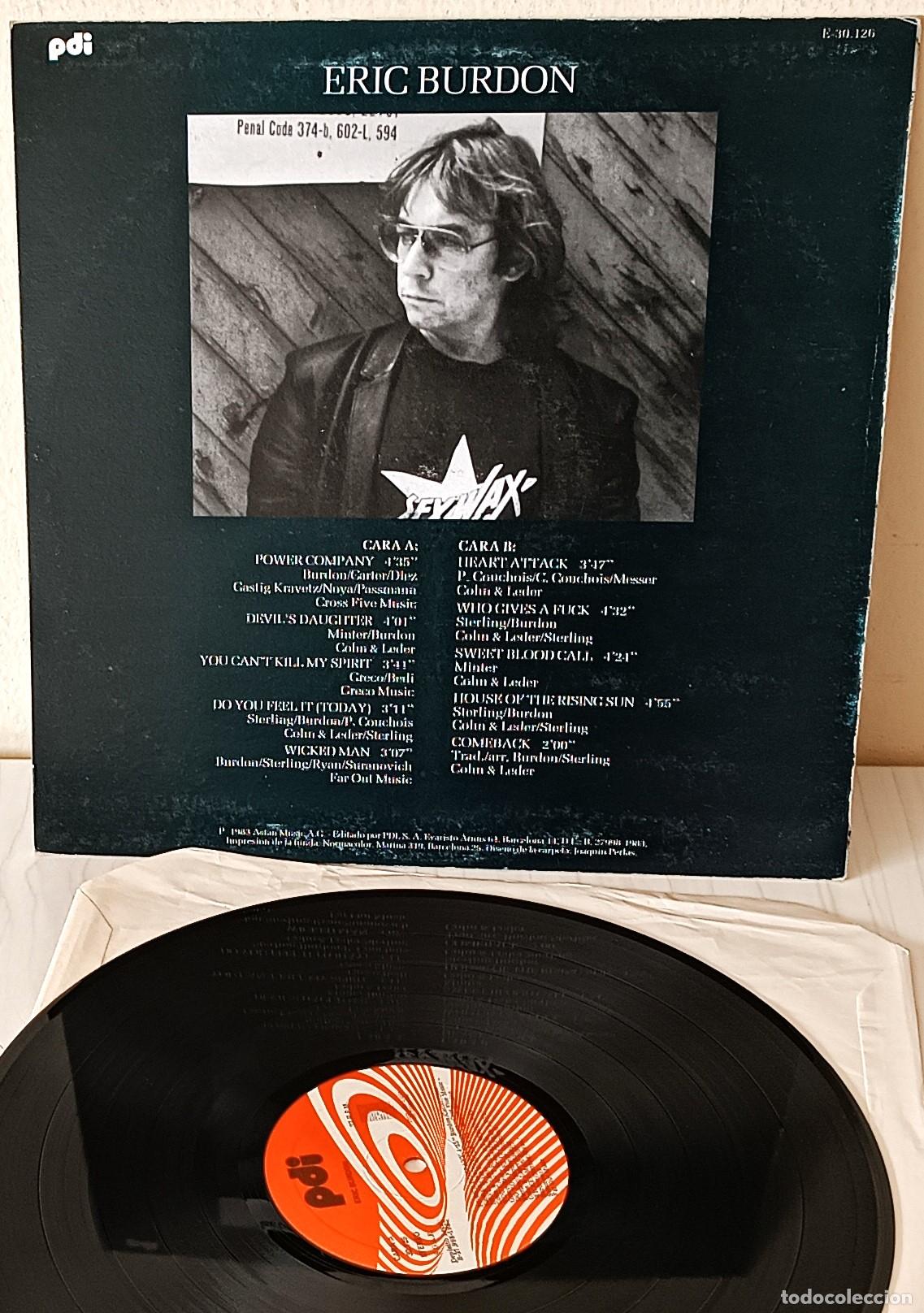 Discos de vinilo: ERIC BURDON - PDI - 1983 - Foto 2