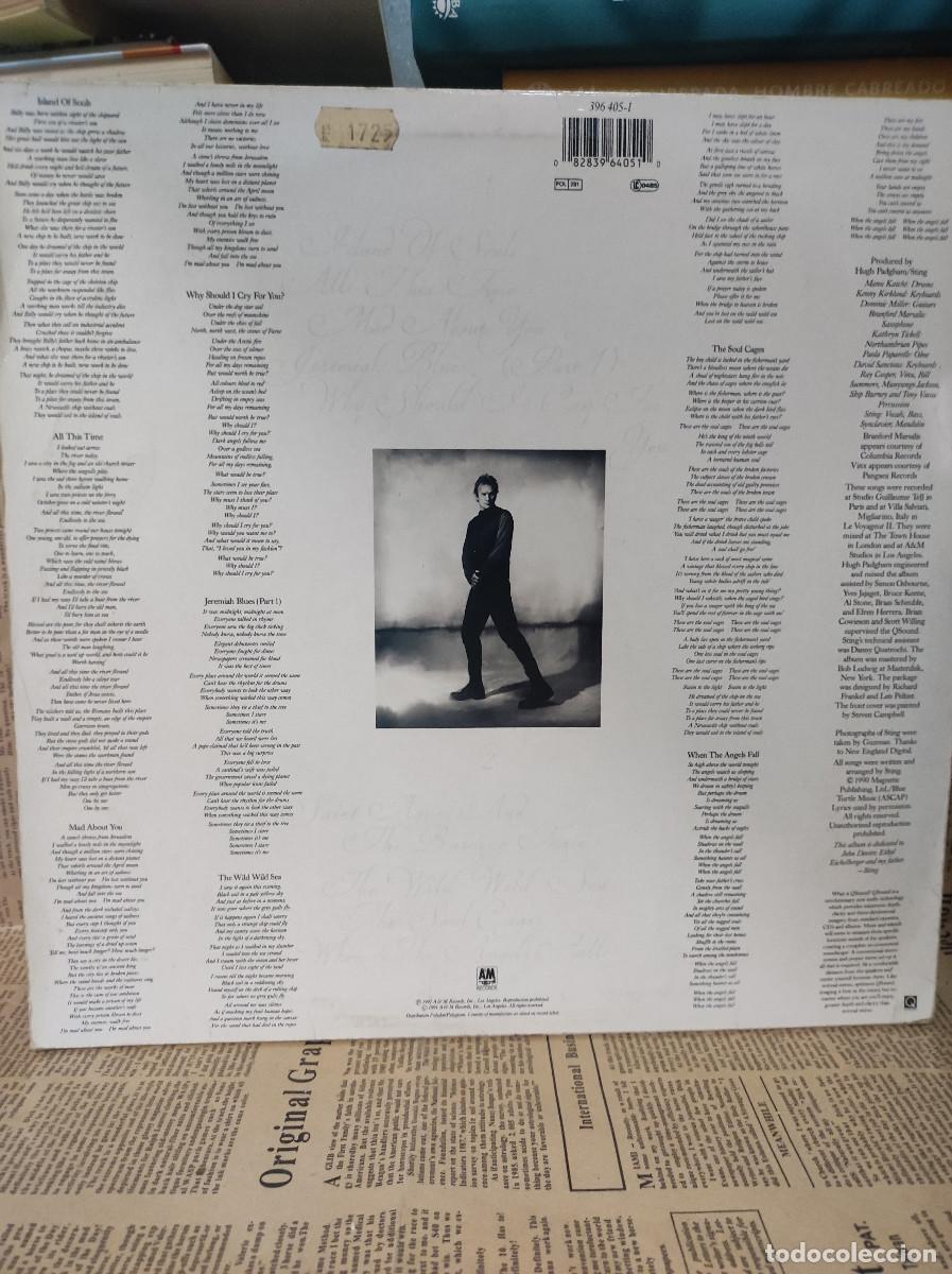 Discos de vinilo: Sting &ndash; The Soul Cages - Foto 2