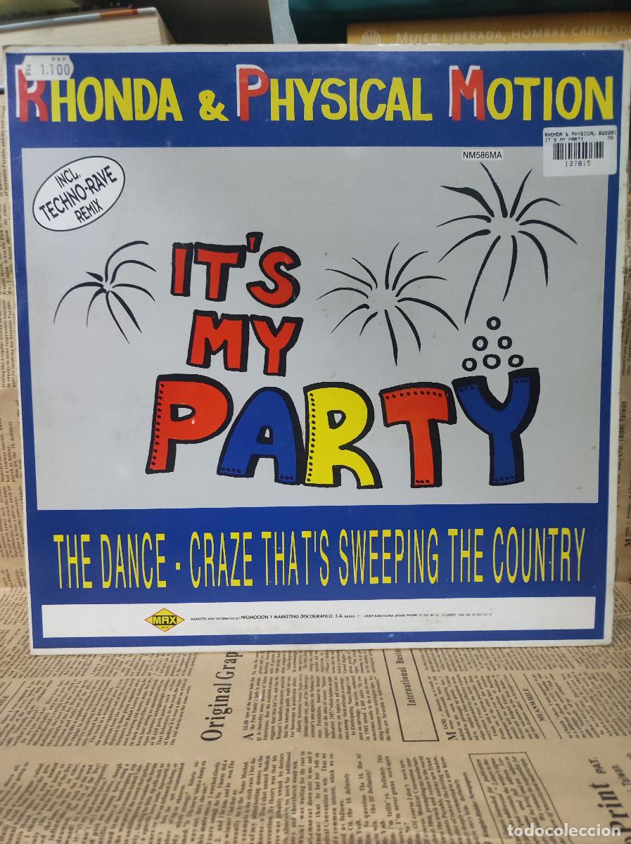 Discos de vinilo: Rhonda & Physical Motion &ndash; Its My Party - Foto 1