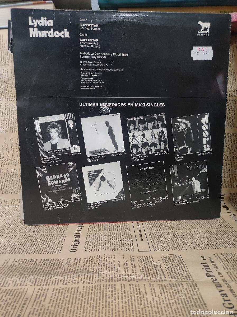 Discos de vinilo: Lydia Murdock &ndash; Superstar - Foto 2