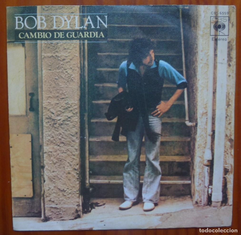 Discos de vinilo: BOB DYLAN / CAMBIO DE GUARDIA / 1978 / SINGLE - Foto 1