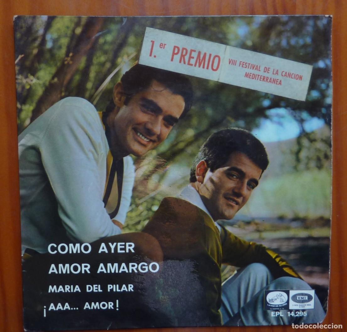 Discos de vinilo: DUO DINAMICO / COMO AYER+3 / 1966 / EP - Foto 1