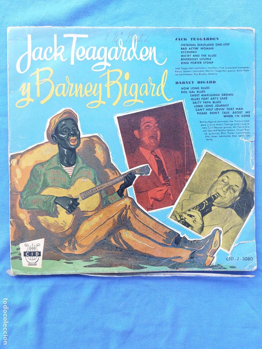 Discos de vinilo: JACK TEAGARDEN Y BARNEY BIGARD - Foto 1