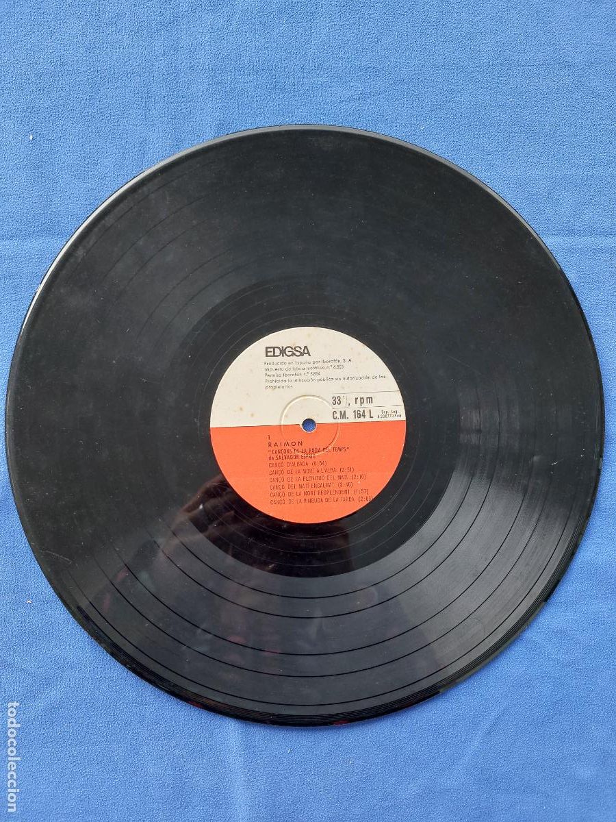 Discos de vinilo: CAN&Ccedil;ONS DE LA RODA DEL TEMPS - SALVADOR ESPRIU - Foto 3