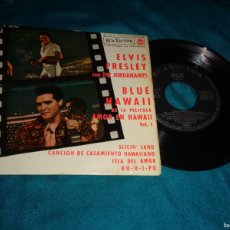 Discos de vinilo: ELVIS PRESLEY. AMOR EN HAWAII. VOL. 1. BLUE HAWAII + 3. EP. RCA VICTOR, 1963. BSO(#)
