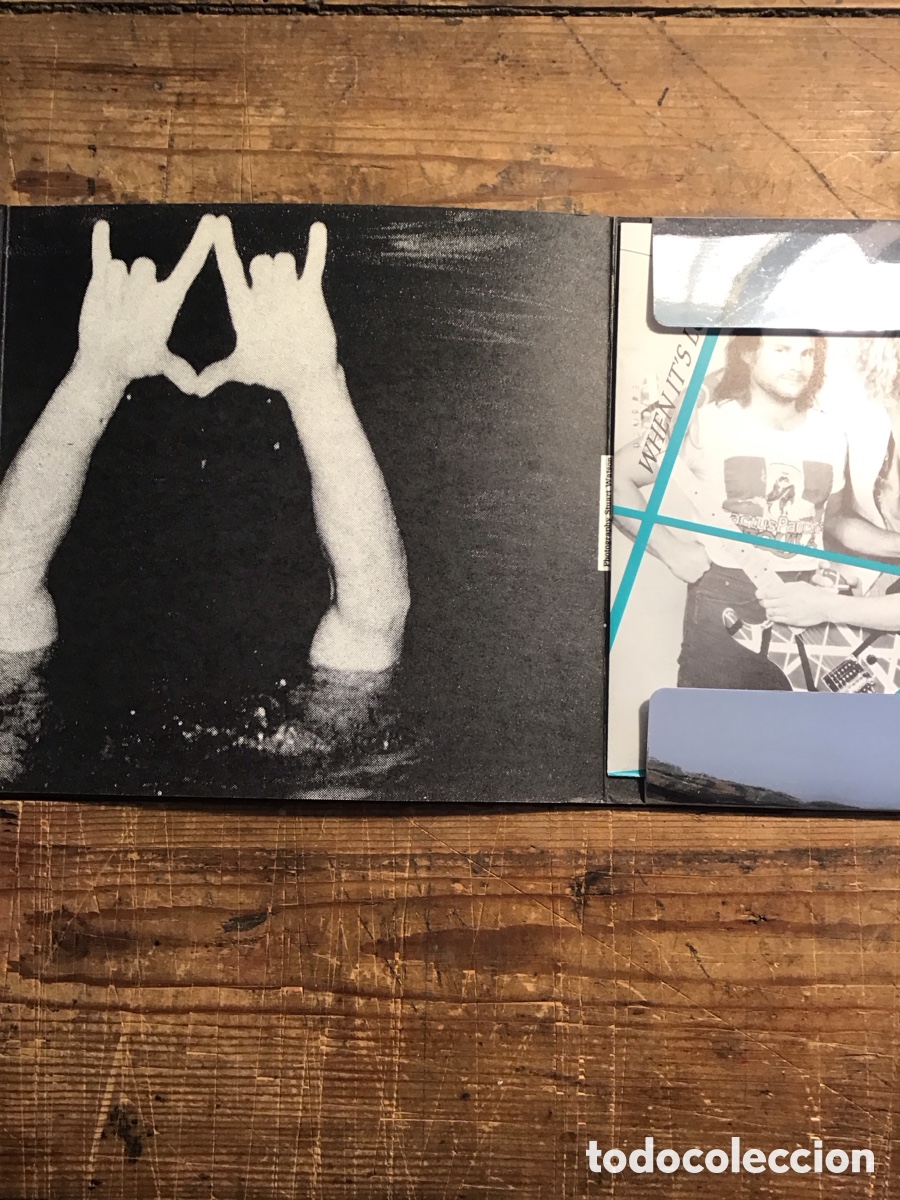Discos de vinilo: VAN HALEN when it&rsquo;s love edicion limitada - Foto 3