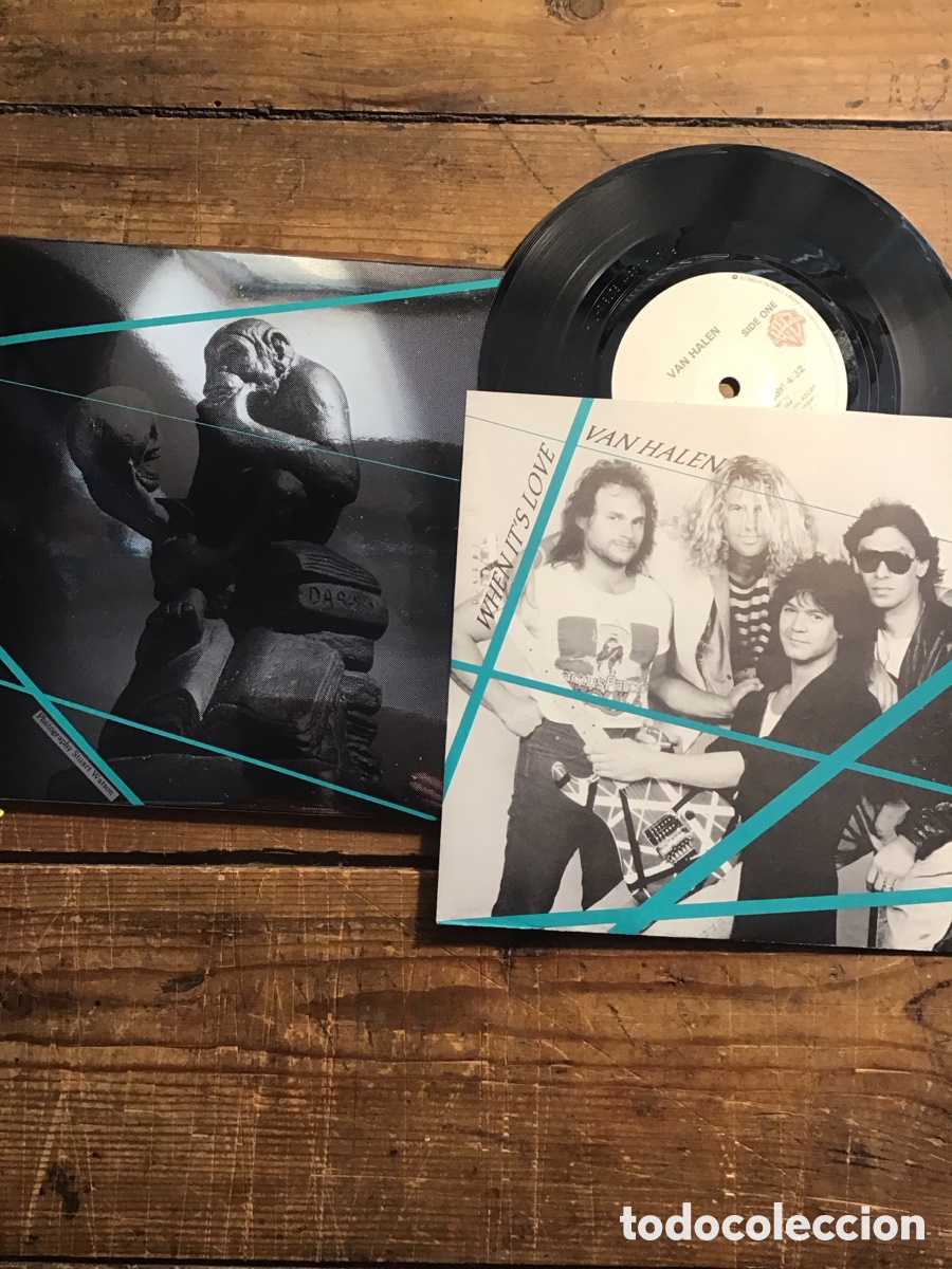 Discos de vinilo: VAN HALEN when it&rsquo;s love edicion limitada - Foto 5