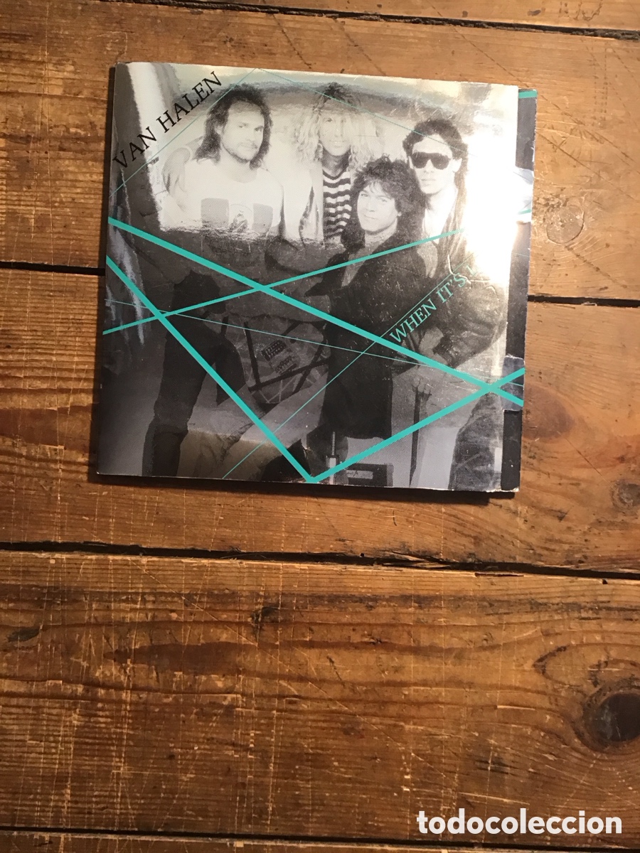 Discos de vinilo: VAN HALEN when it&rsquo;s love edicion limitada - Foto 1