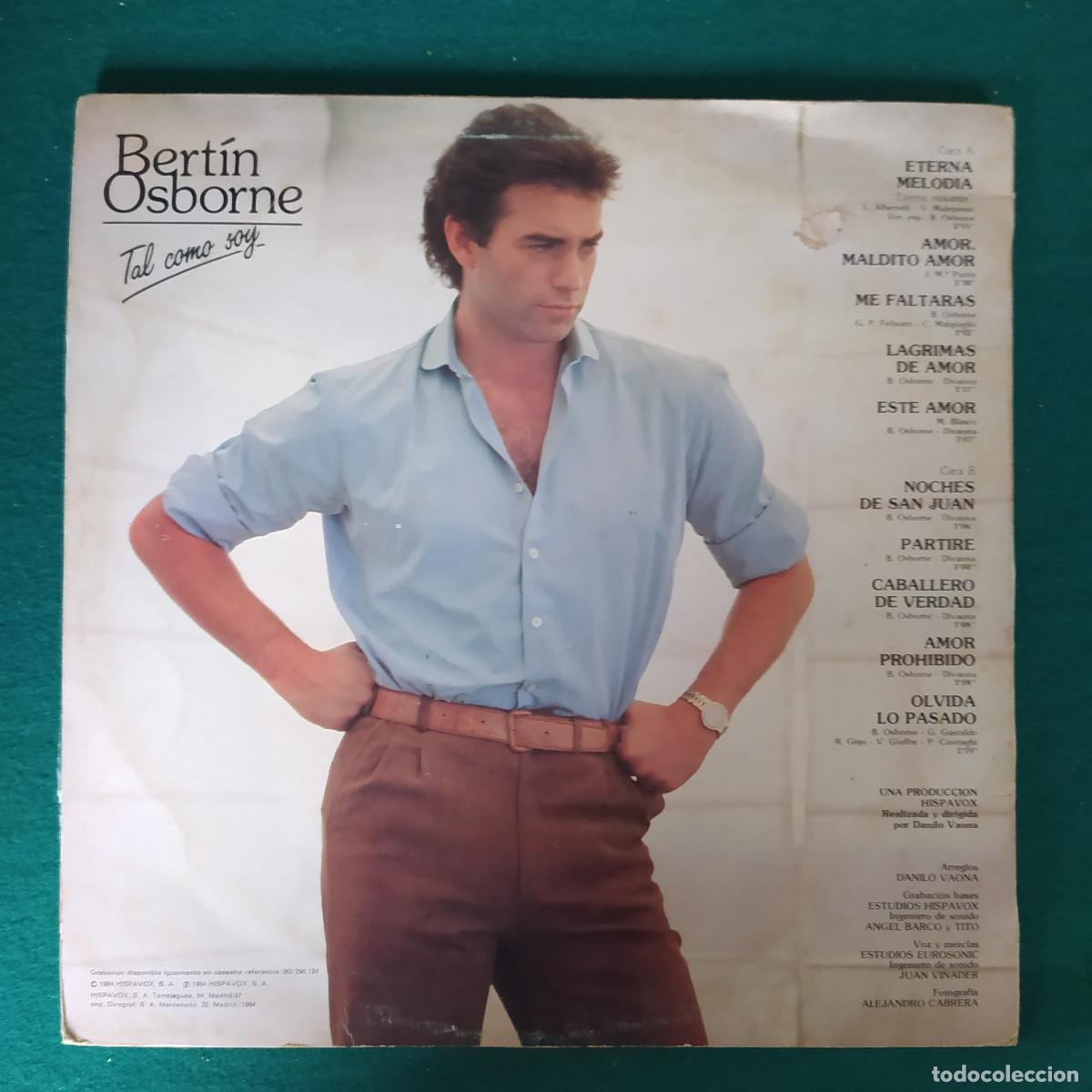 Discos de vinilo: Bert&iacute;n Osborne &ndash; Tal Como Soy - Foto 2