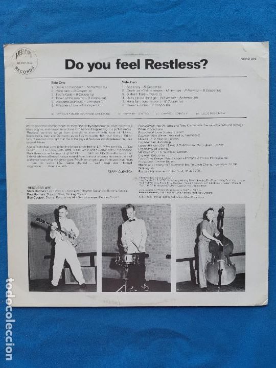 Discos de vinilo: DO YOU FEEL RESTLESS? - Foto 3