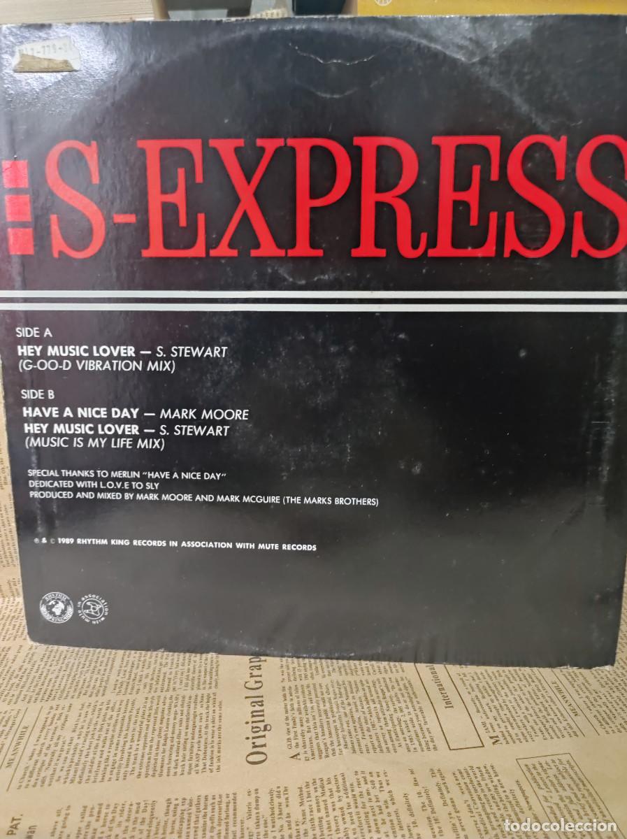 Discos de vinilo: S EXPRESS HEY MUSIC LOVER - Foto 2