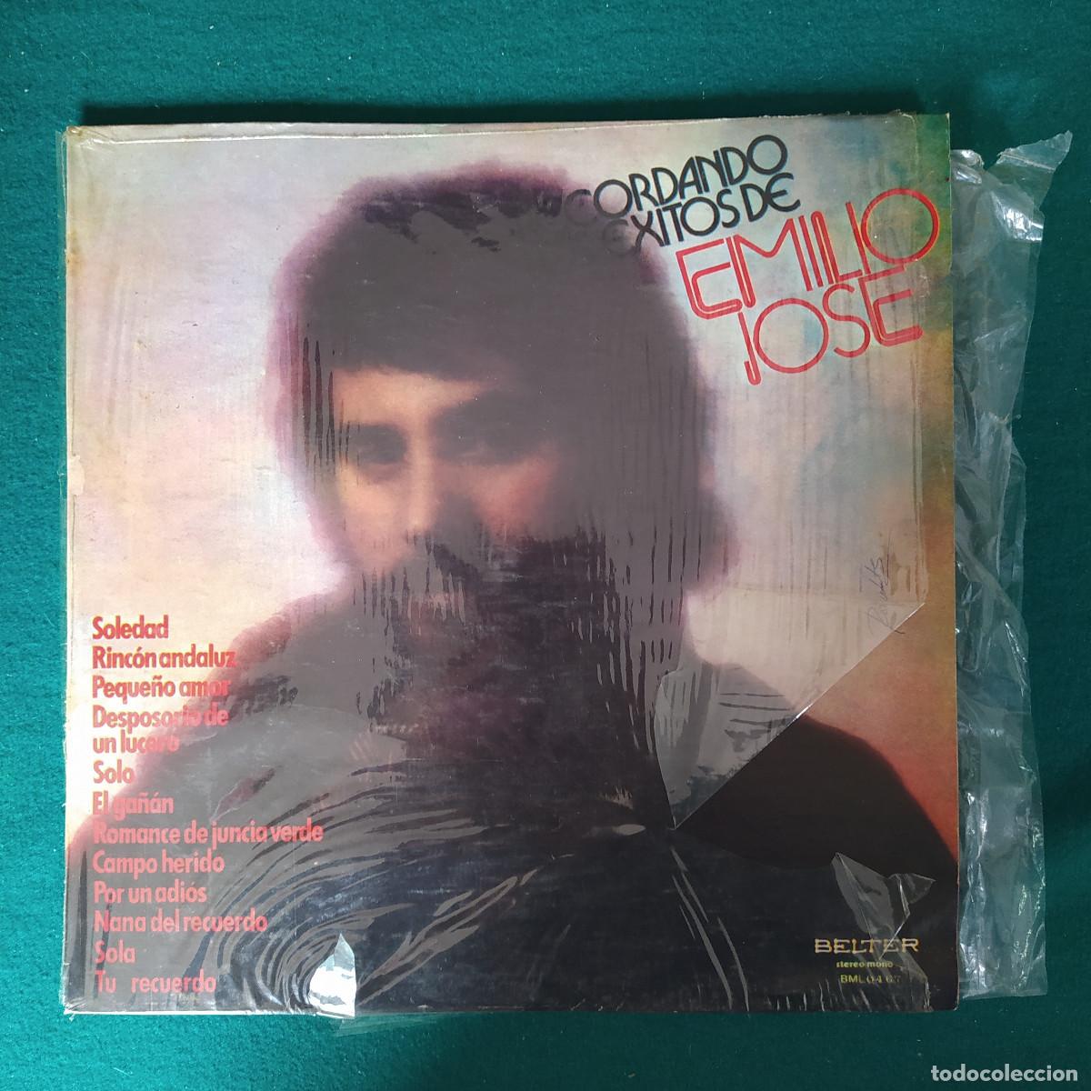 Discos de vinilo: Emilio Jos&eacute; &ndash; Recordando Los Exitos De Emilio Jos&eacute; - Foto 1