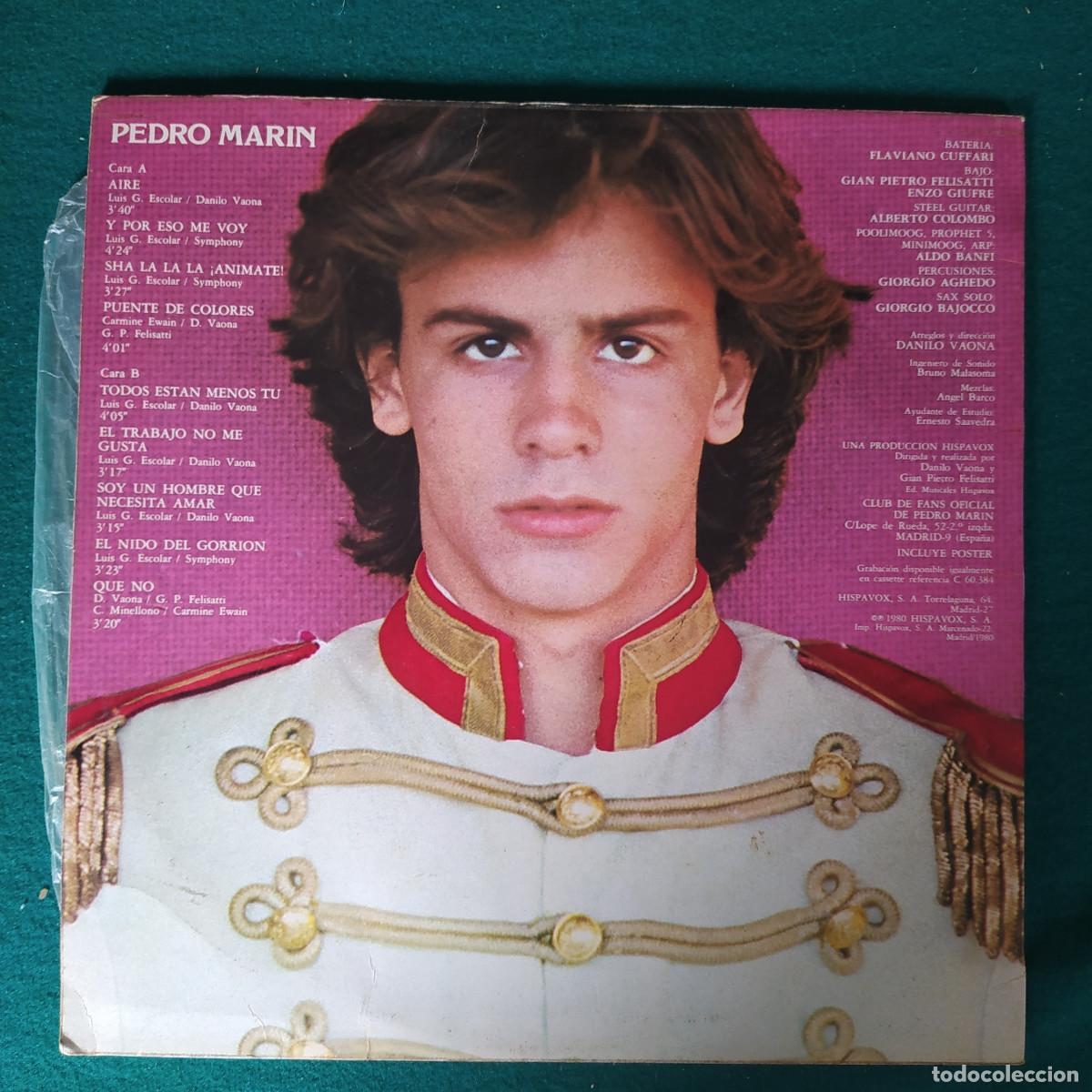 Discos de vinilo: Pedro Mar&iacute;n &ndash; Pedro Marin - Foto 2