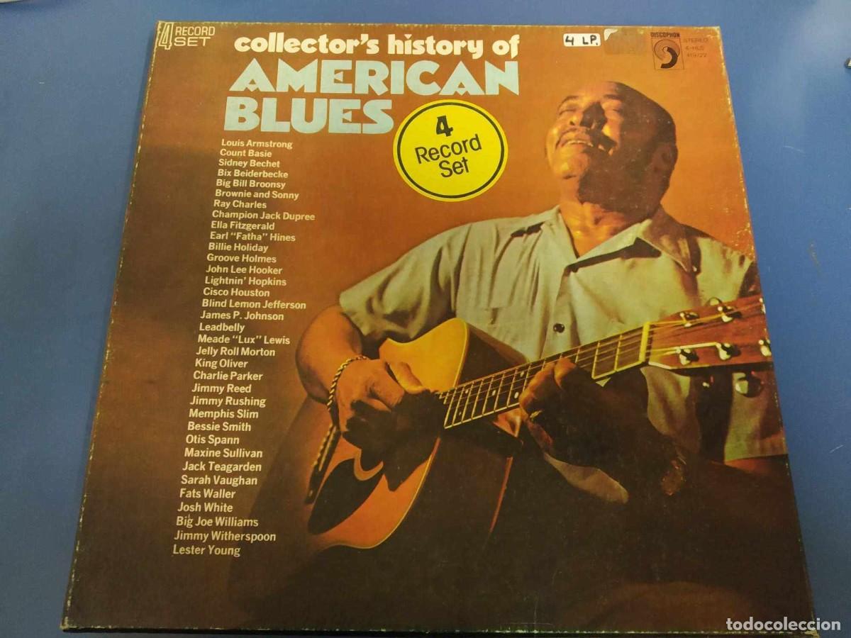 Discos de vinil: Collector's History Of American Blues -CAJA CON 4 LPS