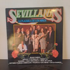 Discos de vinilo: VARIOS - SEVILLANAS LA PLAZUELA DE LOS NIÑOS - LP ORIGINAL CBS 1987
