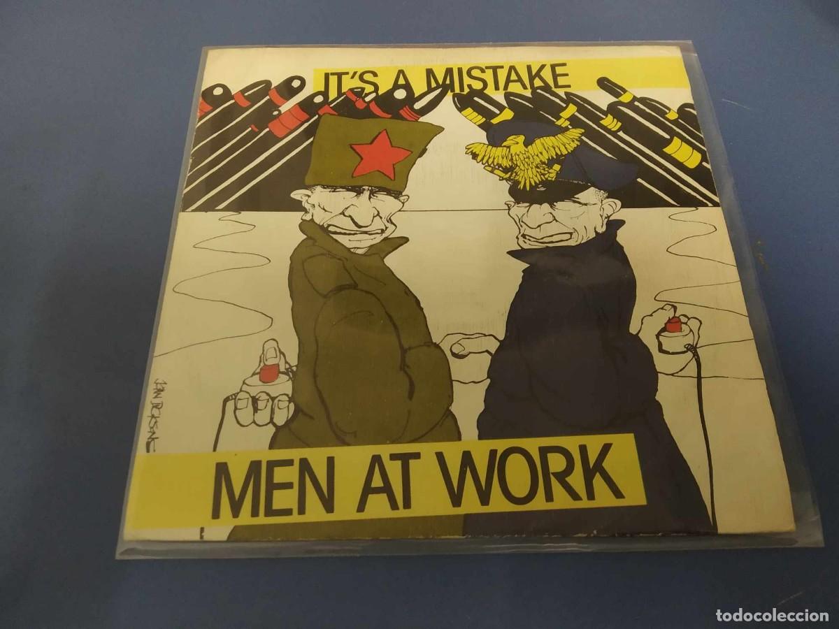 Discos de vinilo: Men At Work - Its A Mistake (7&rdquo;, Single) - Foto 1