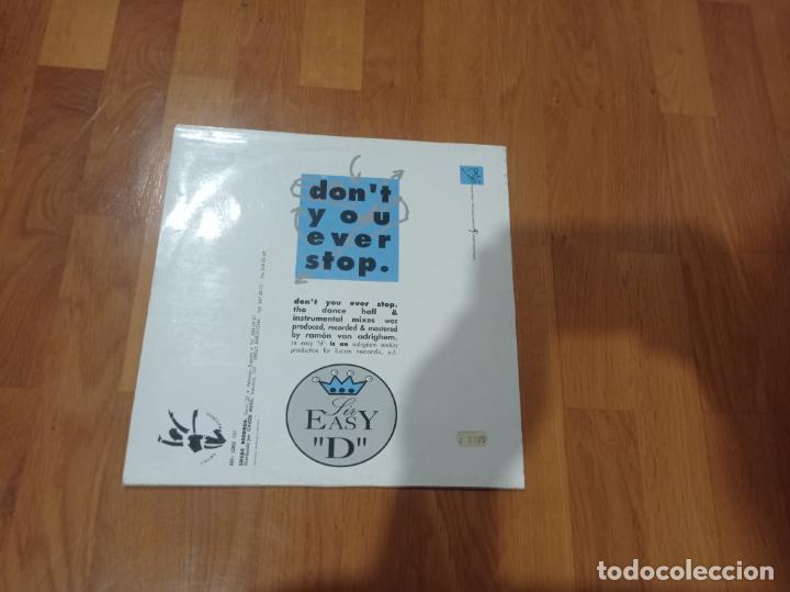 Discos de vinilo: Sir easy d-dont you ever stop .maxi - Foto 2
