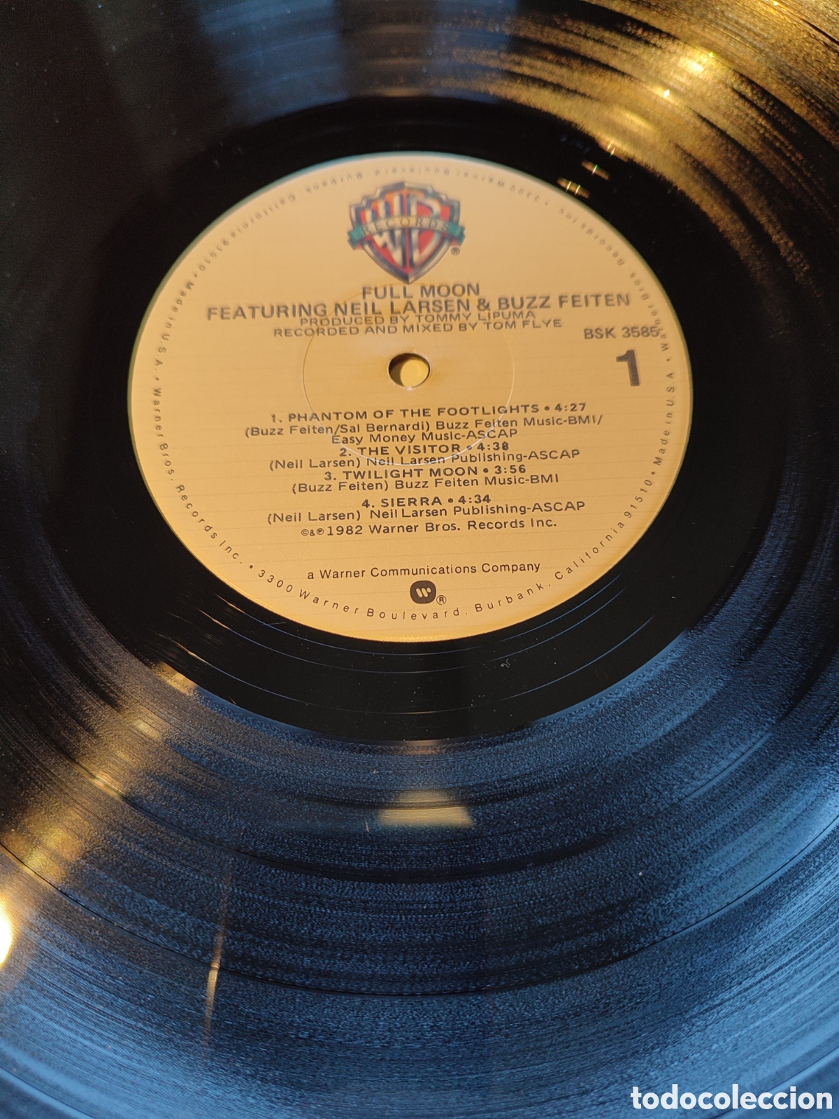 Discos de vinilo: Neil Larsen & Buzz Feiten - Full Moon - Foto 3