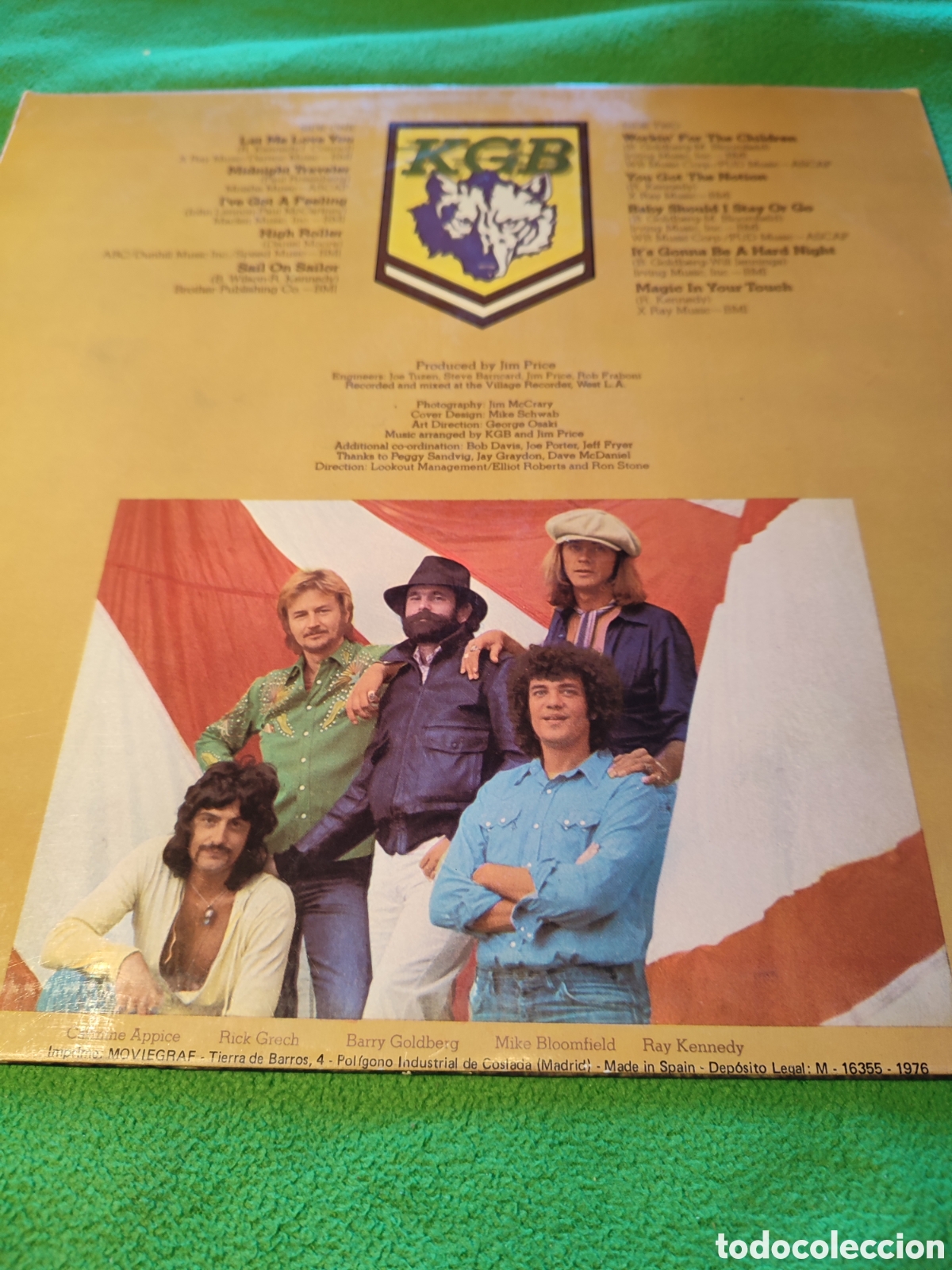 Discos de vinilo: K.G.B - Same ( M.Bloomfield , C.Appice etc) - Foto 2