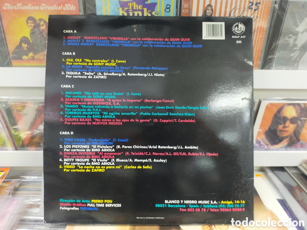 Discos de vinilo: D-pop doble LP 1992 carpeta doble - Foto 3