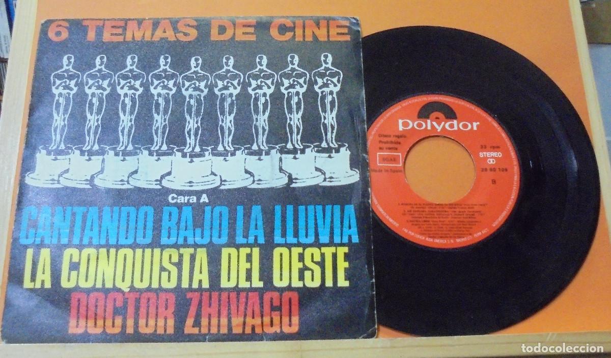 Discos de vinilo: 6 temas de cine. Polydor 1980 -- EP - Foto 1