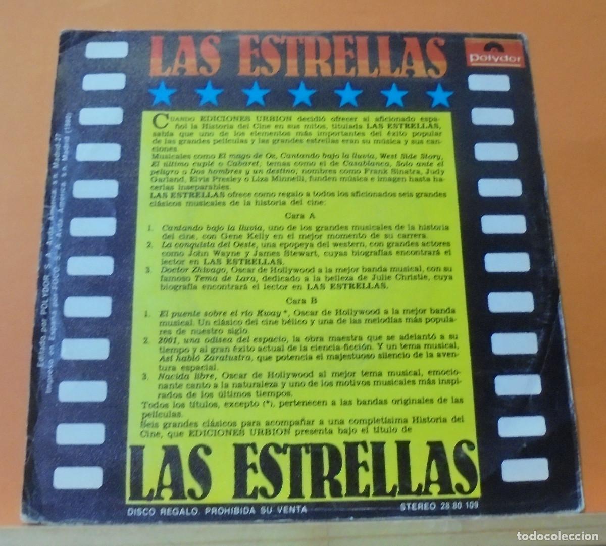 Discos de vinilo: 6 temas de cine. Polydor 1980 -- EP - Foto 2