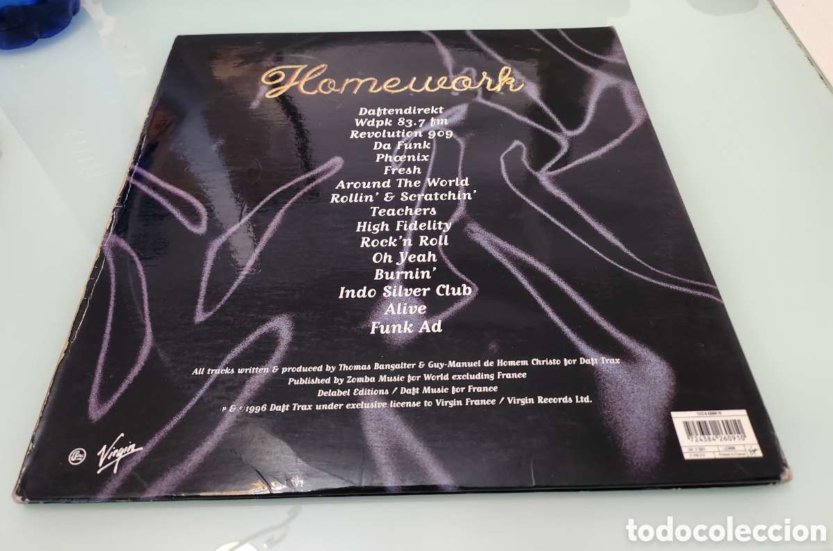 Discos de vinilo: Disco de vinilo Daft Punk homework virgin 1996 - Foto 3