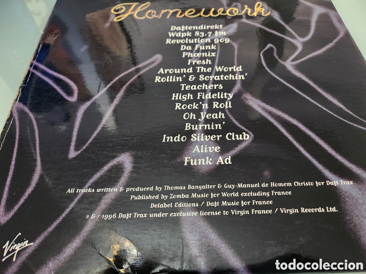 Discos de vinilo: Disco de vinilo Daft Punk homework virgin 1996 - Foto 4