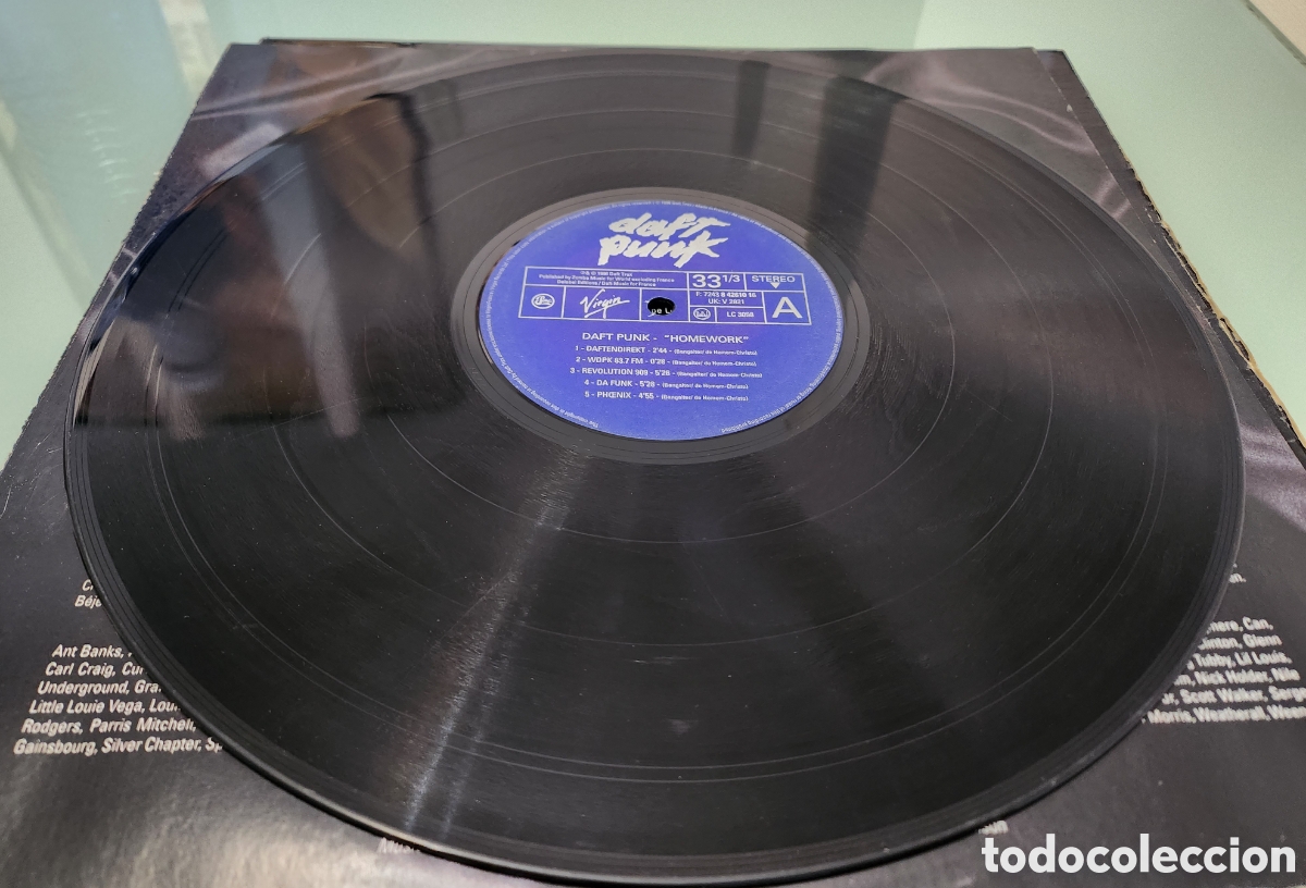 Discos de vinilo: Disco de vinilo Daft Punk homework virgin 1996 - Foto 5