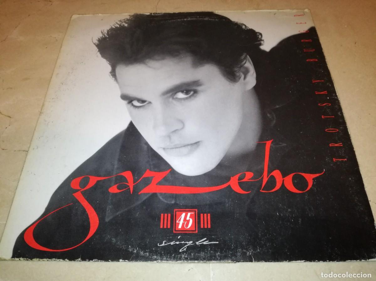 Discos de vinilo: GAZEBO-TROTSKY BURGER-ORIGINAL ESPA&Ntilde;OL 1986 - Foto 1