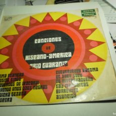 Discos de vinilo: LP TRÍO GUARANIA. CANCIONES DE HISPANO-AMÉRICA. ZAFIRO 1969 SPAIN (BUEN ESTADO)