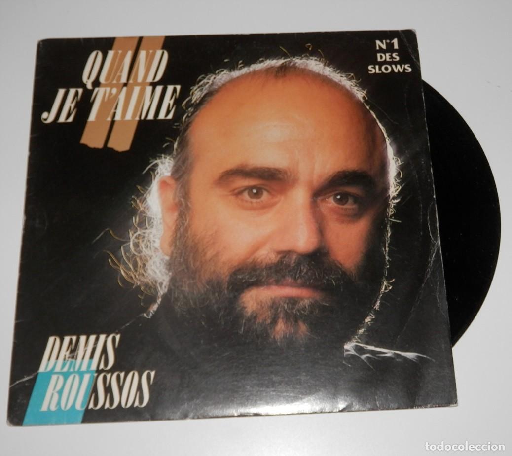 Discos de vinilo: DISCO SINGLE DE VINILLO DE DEMIS ROUSSOS - Foto 1