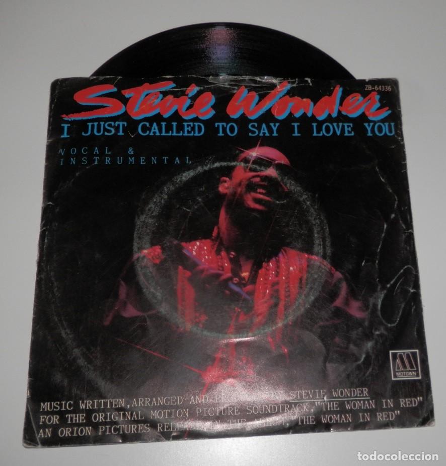Discos de vinilo: DISCO SINGLE DE VINILLO DE STEVIE WONDER - Foto 1