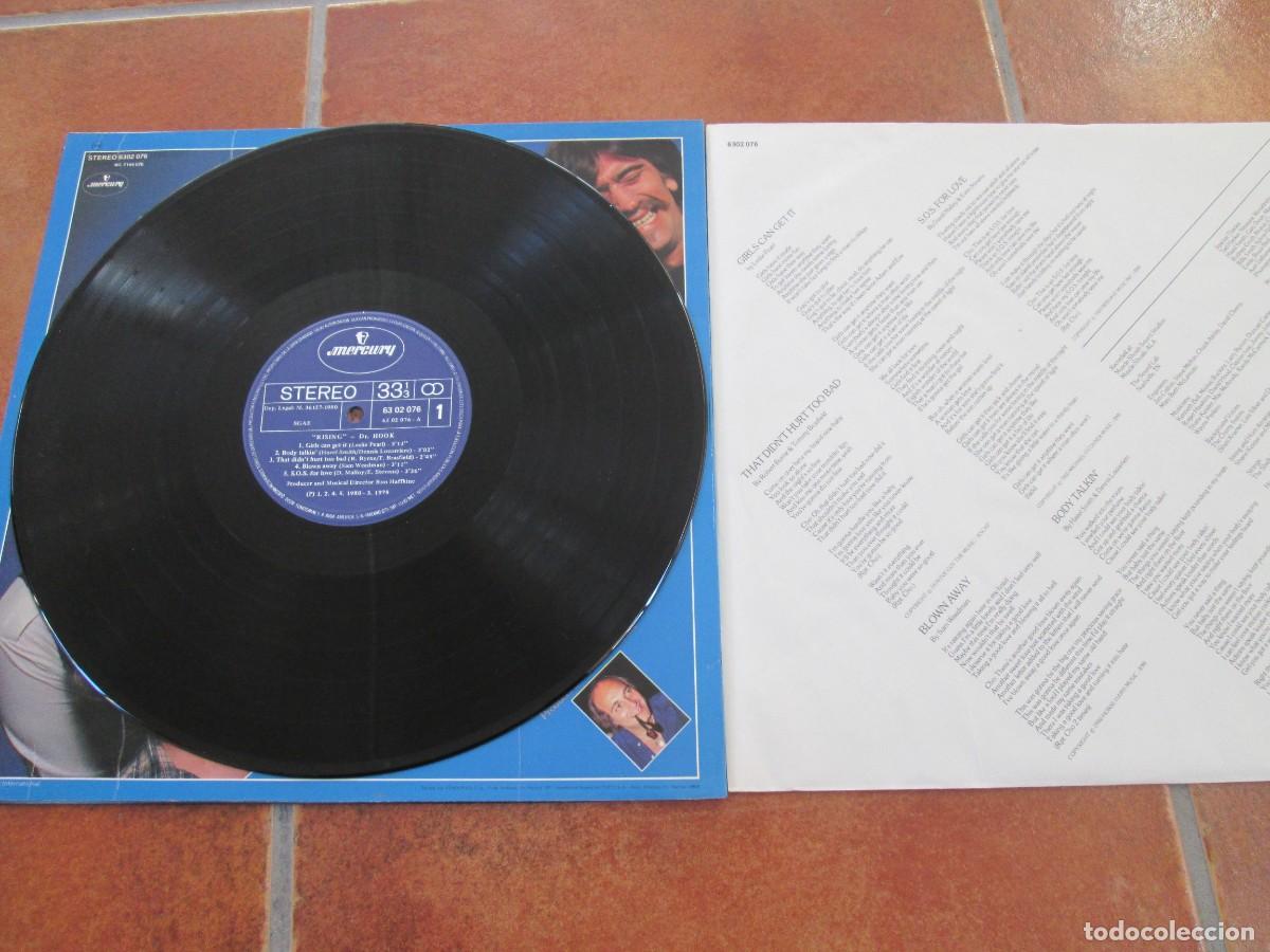 Discos de vinilo: DR HOOK - Rising. LP, Spanish 12&rdquo; 1980 Edition. Insert. Impecable (NM) - Foto 3