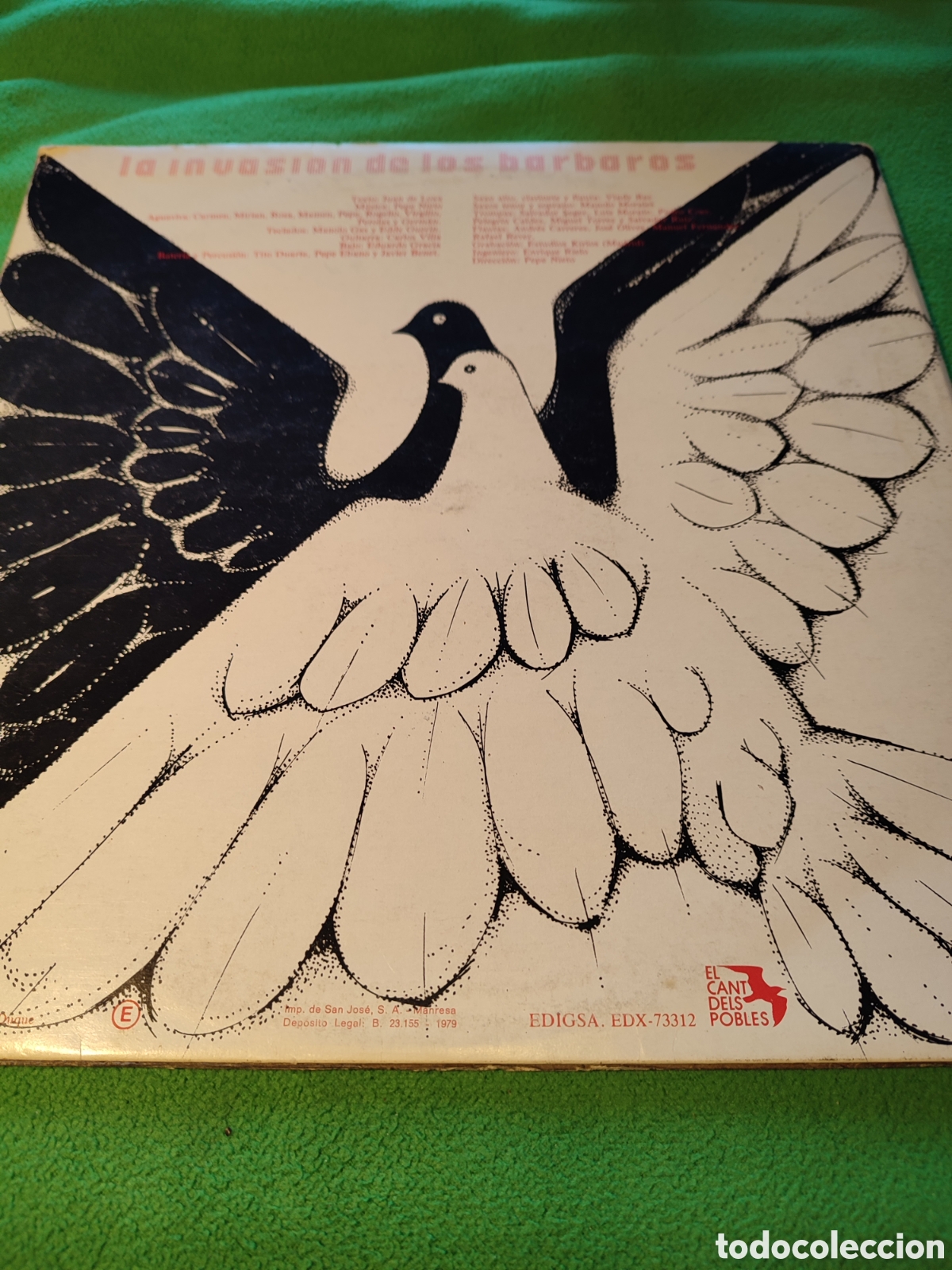 Discos de vinilo: Aguaviva - La invasi&oacute;n de los b&aacute;rbaros - Foto 3